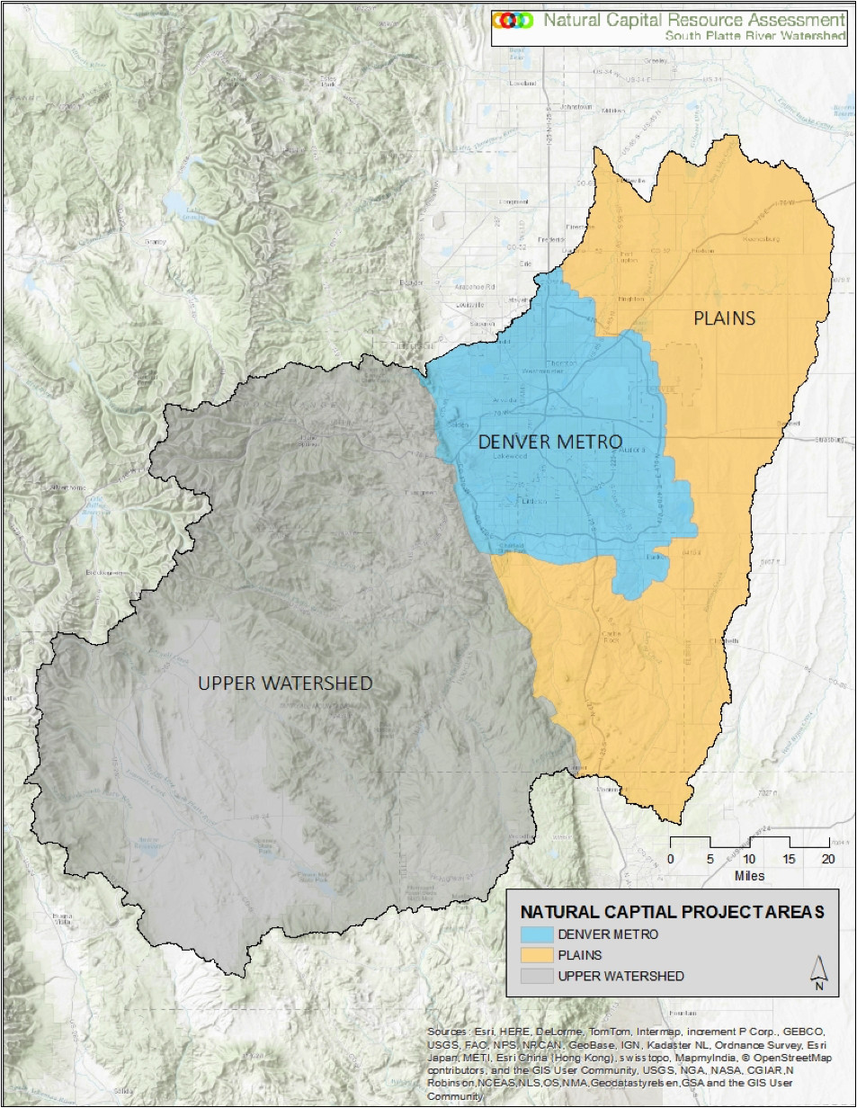 Platte River Michigan Map south Platte Natural Capital Project Urban Waters Federal