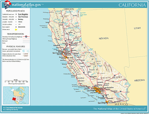 Printable Map Of California for Kids Printable Maps Reference