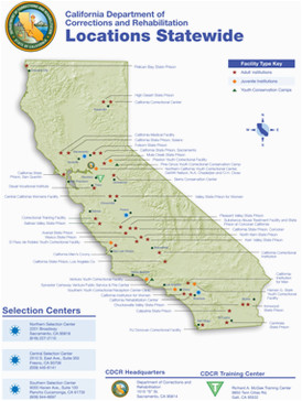 Prisons In California Map California Department Of Corrections and Rehabilitation Revolvy