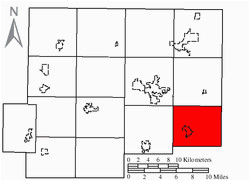 Putnam County Ohio Map Riley township Putnam County Ohio Wikivisually