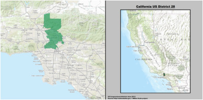 Rosemead California Map California S 28th Congressional District Wikipedia