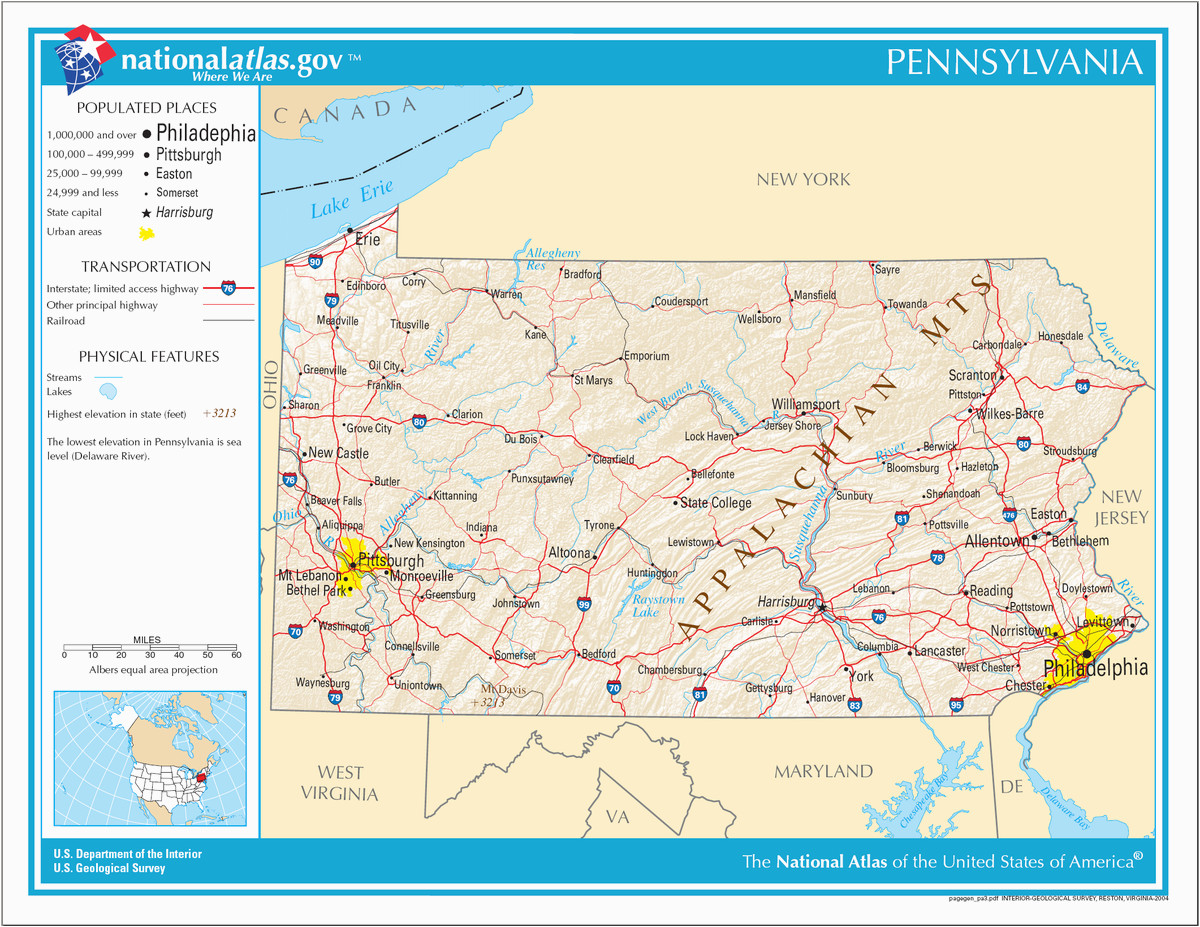 Scranton Ohio Map Liste Der orte In Pennsylvania Wikipedia