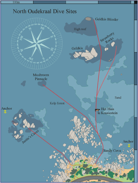 Strawberry California Map Diving the Cape Peninsula and False Bay Strawberry Rocks Travel