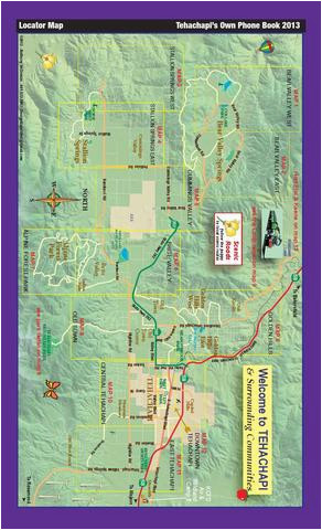 Tehachapi California Map Tehachapi S Own Phone Book Maps by Tehachapi News issuu