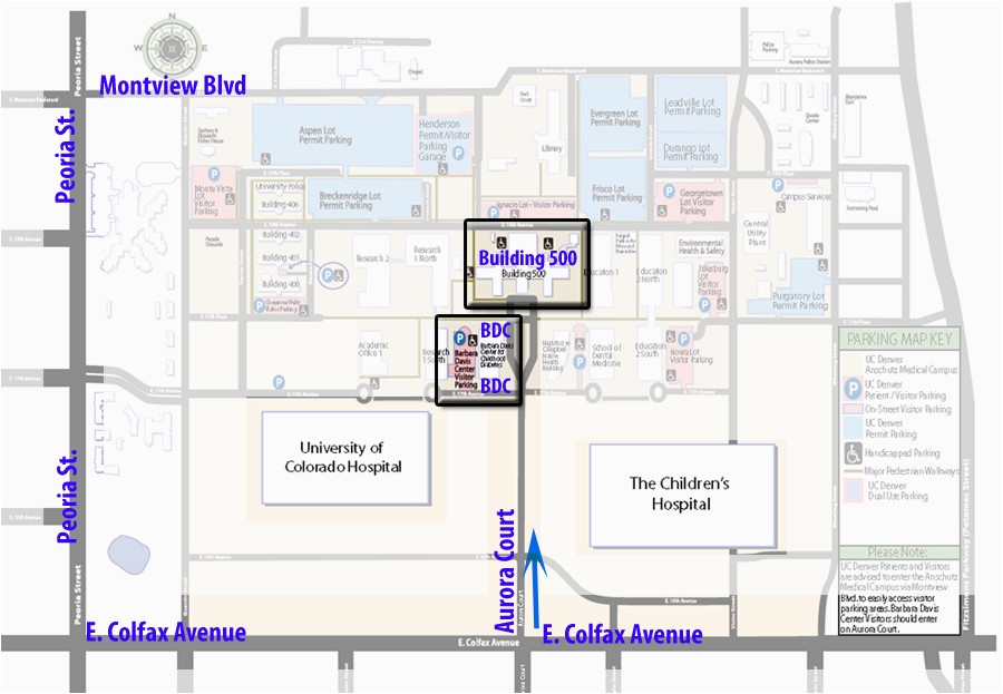 University Of Colorado Denver Campus Map Barbaradaviscenter org