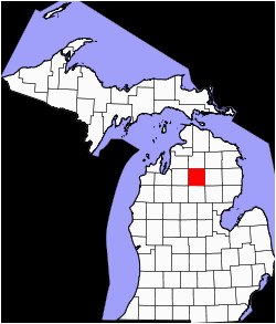 Where is Gladwin Michigan On the Map Crawford County Michigan Wikipedia