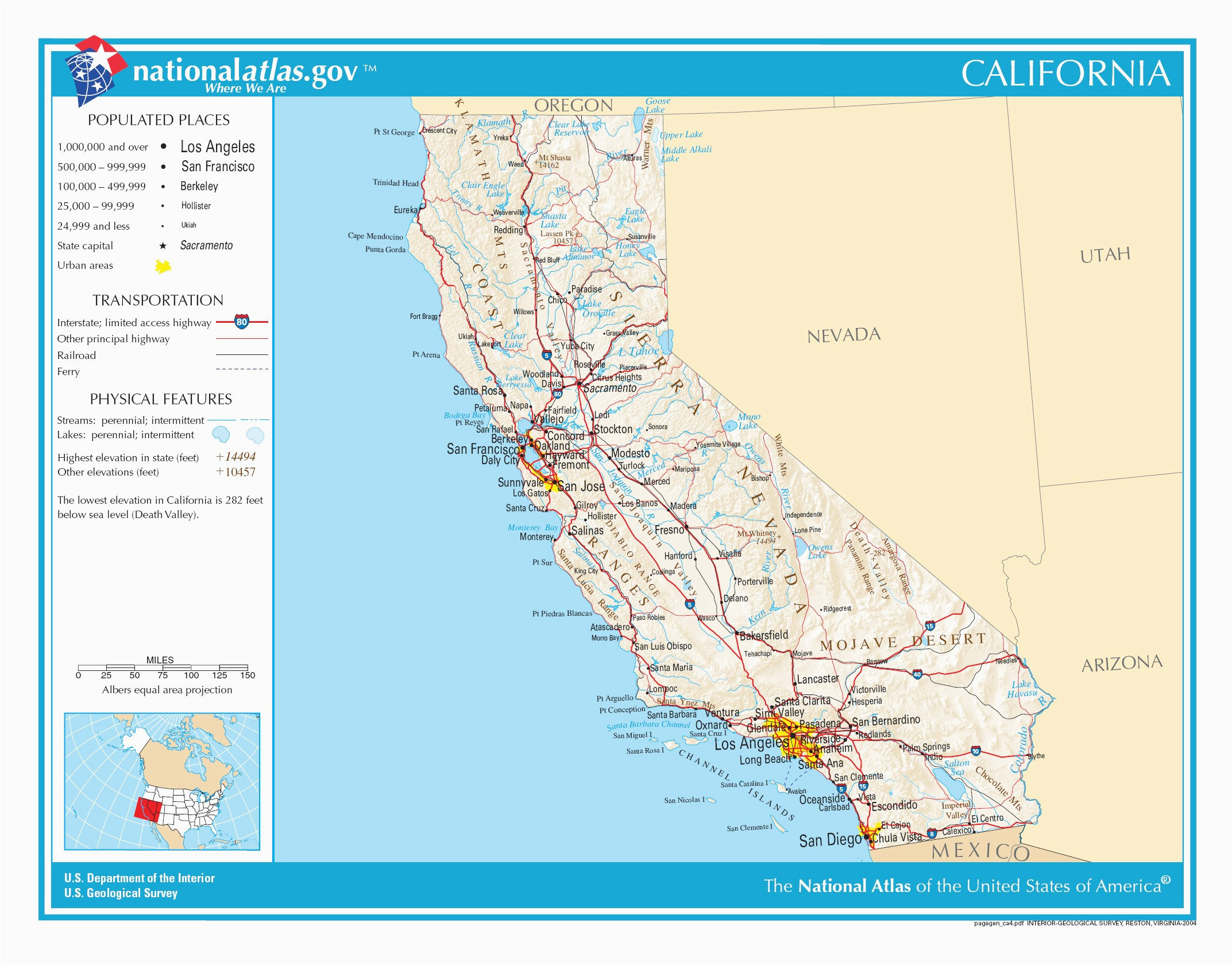 Where is Hollister California at On A Map Usa Map California Highlighted Best Map Usa States California Fresh