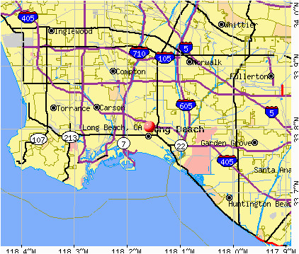 Where is Long Beach California On Map Map Of California Coast Cities Luxury Us East Coast Map with Cities