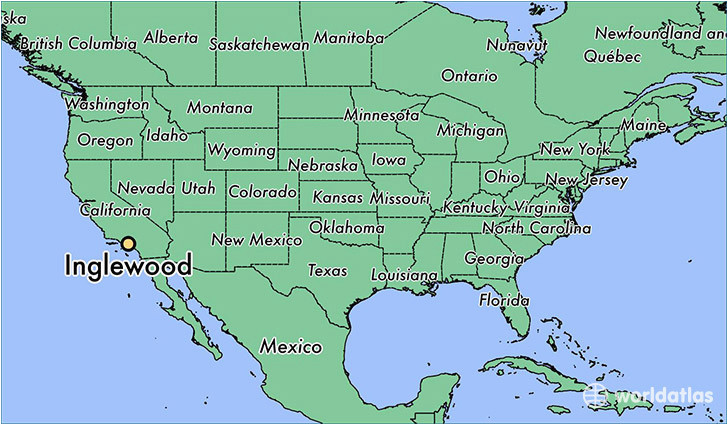 Where is Ontario California On California Map where is Inglewood Ca Inglewood California Map Worldatlas Com