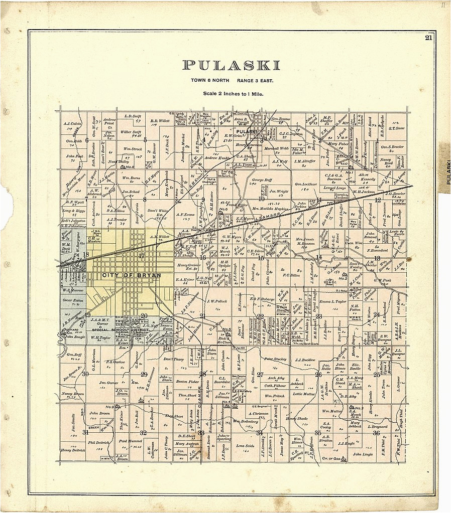 Williams County Ohio Map File atlas Of Williams County Ohio From County Records Plats and