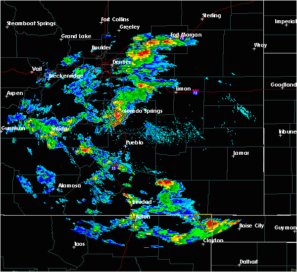 Zip Code Map Colorado Springs Co Interactive Hail Maps Hail Map for Colorado Springs Co