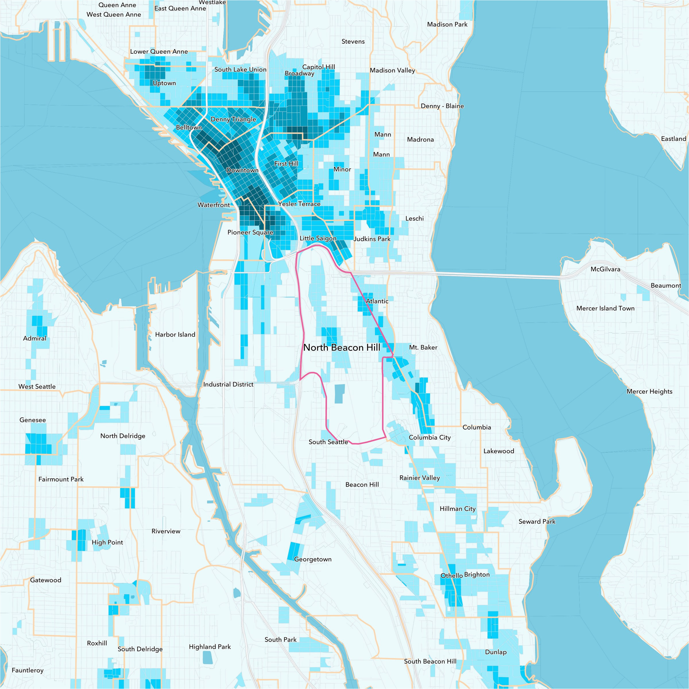 Beacon Hills California Map north Beacon Hill Neighborhood Guide Seattle Wa Trulia