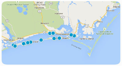 Cherry Point north Carolina Map Ketner Heights Homes for Sale