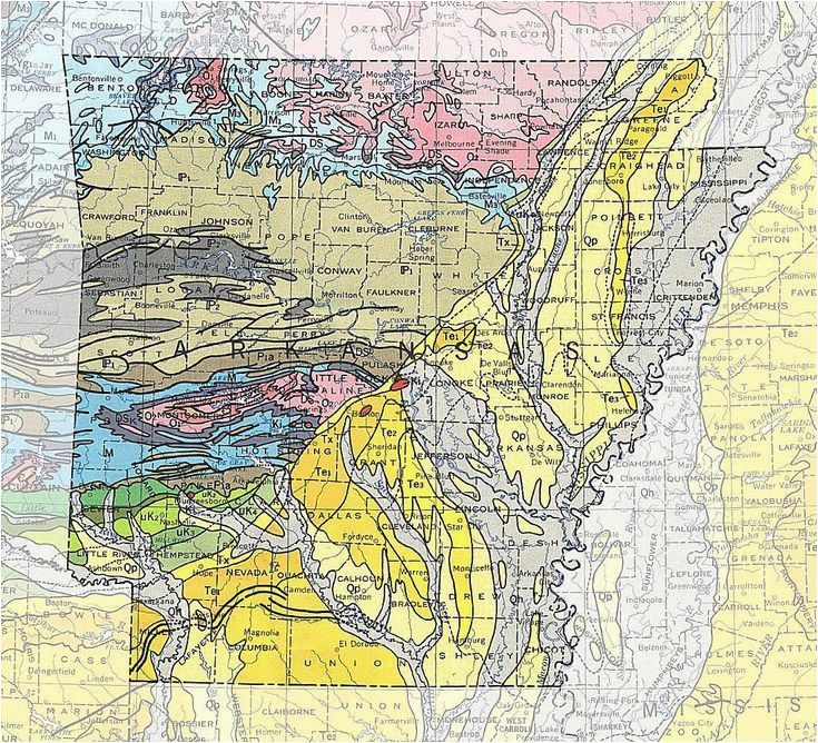 Geologic Map Of Georgia Geologic Maps Of the 50 United States In 2019 Fifty Nifty Map Of