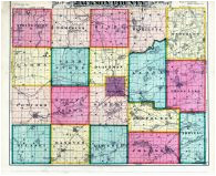 Jackson County Michigan Map Jackson County 1874 Michigan Historical atlas