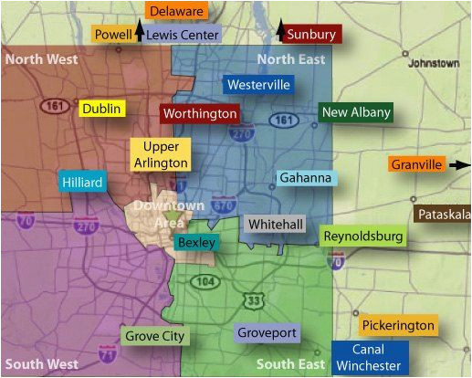 Map Of Columbus Ohio Neighborhoods Columbus Neighborhoods Columbus Oh Pinterest Relocation