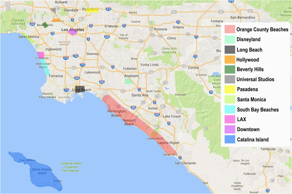 Map Of La Pine oregon How to Find the Best Place to Stay In Los Angeles