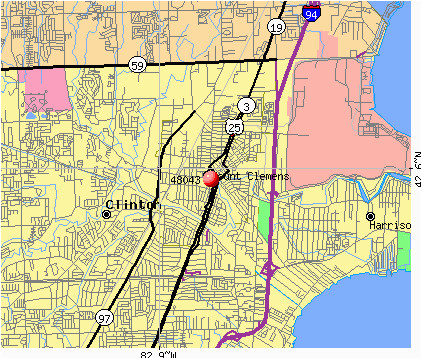 Map Of Mount Clemens Michigan 48043 Zip Code Mount Clemens Michigan Profile Homes Apartments