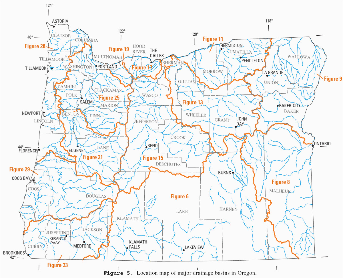 Map Of oregon Rivers and Lakes List Of Rivers Of oregon Wikipedia