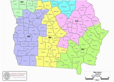 Map Of Powder Springs Georgia Map Georgia S Congressional Districts