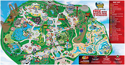 Map Of Six Flags Over Georgia Park Map Six Flags Great America