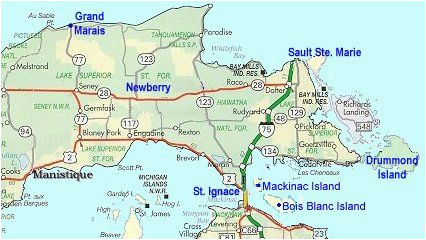 Map Of the Up Michigan Map Of Eastern Upper Peninsula Of Michigan Trips In 2019 Upper