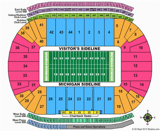 Michigan Stadium Seating Map Stadium Seating Question Mgoblog