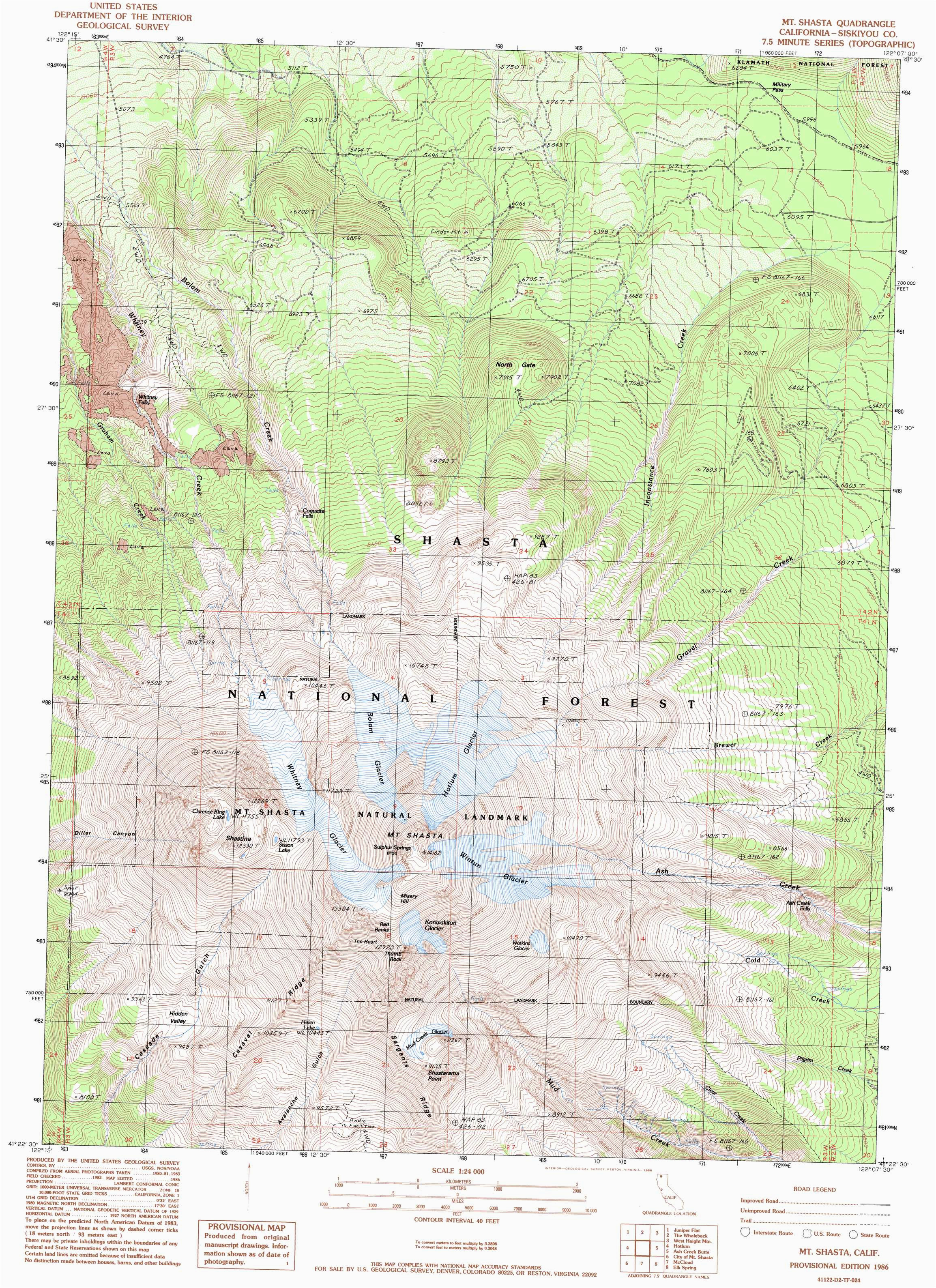 Mount Shasta California Map Od Map California Mount Shasta California Map Klipy org