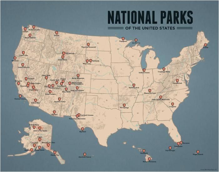 National Parks oregon Map National Parks Best Maps Ever