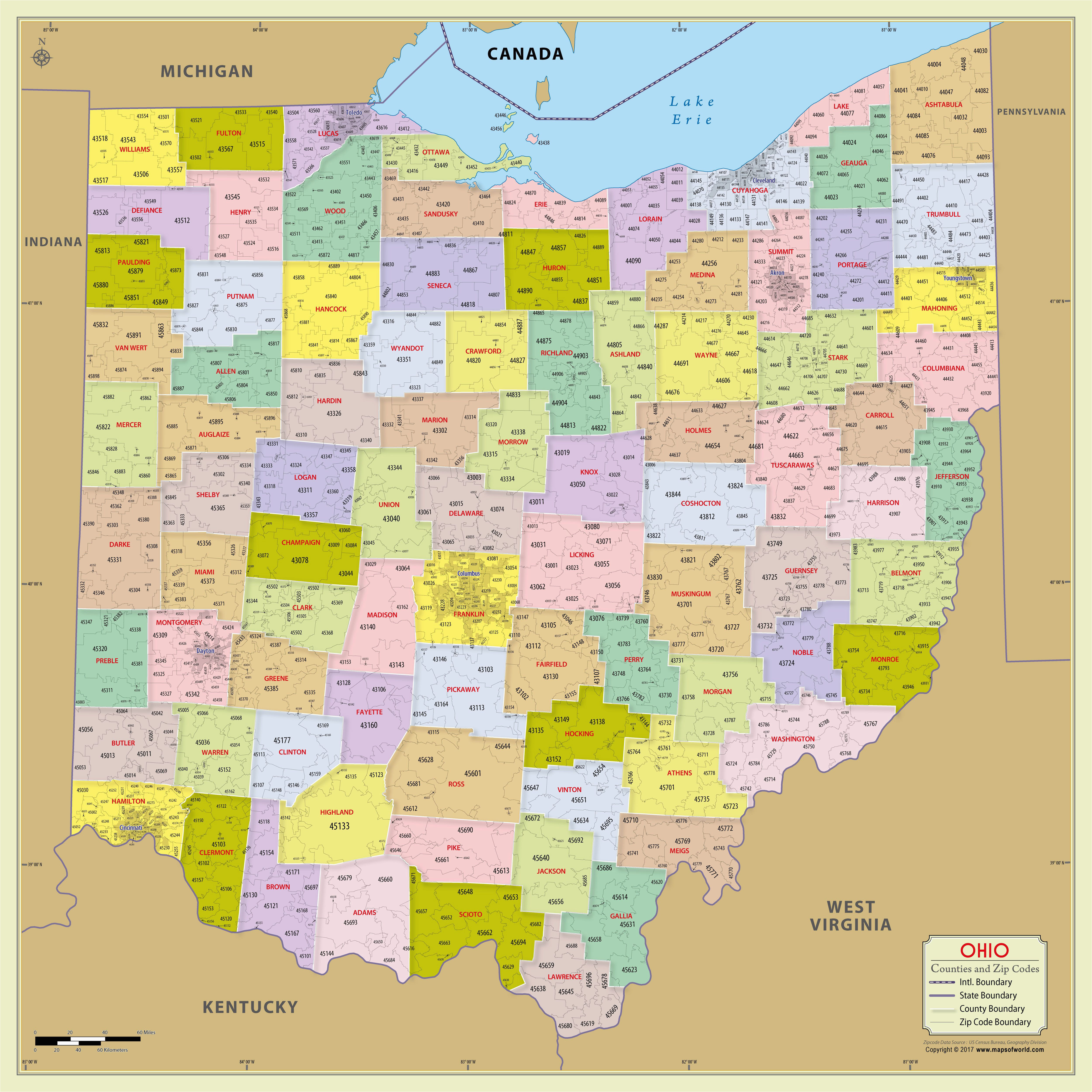 Ohio County Map with Zip Codes northern California Zip Code Map Reference Map Indiana and Ohio to