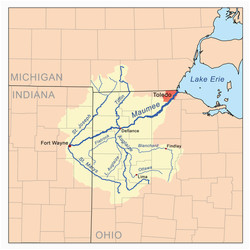 Ohio River Location On Map Auglaize River Wikipedia