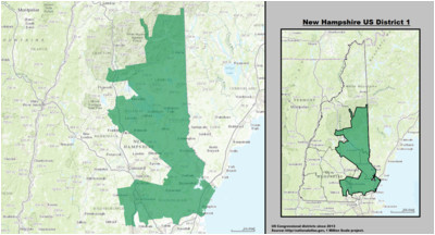 Oregon Congressional District Map New Hampshire S 1st Congressional District Wikipedia