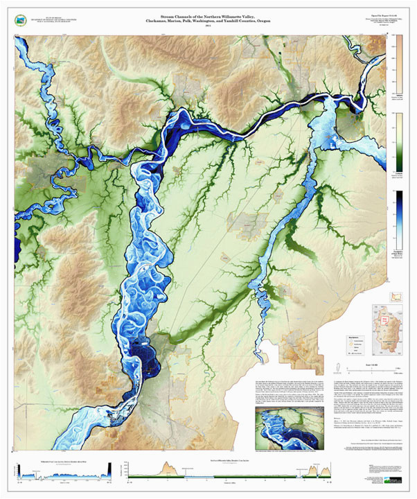 Oregon Geology Map Dogami Open File Report Publication Preview O 11 05 Stream