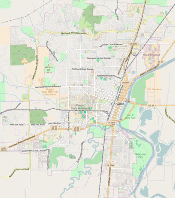 Oregon Relief Map Module Location Map Data Usa oregon Corvallis Doc Wikipedia