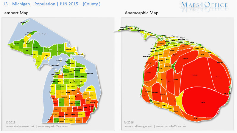 Population Density Map Michigan Michigan Population Density Map Secretmuseum