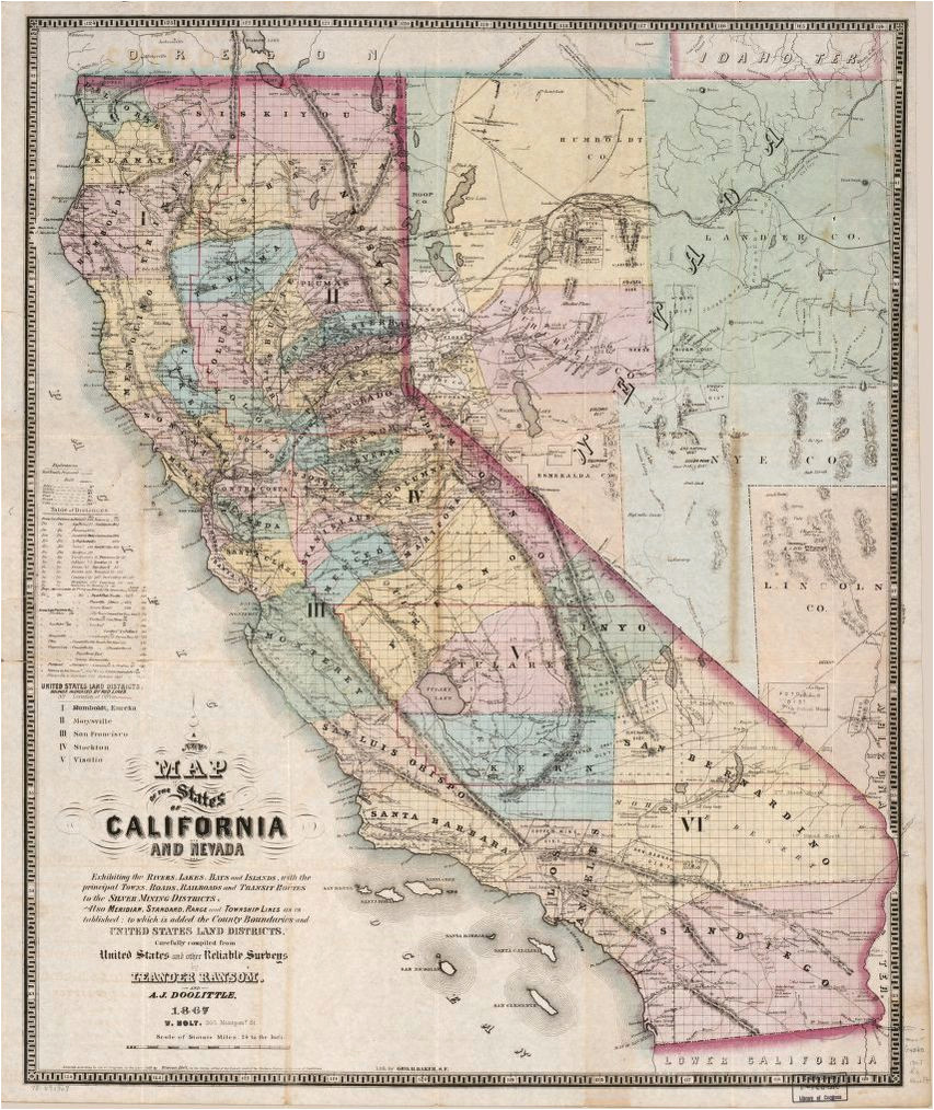 San Jacinto California Map Map Of San Jacinto California Map California Nevada World Map Of