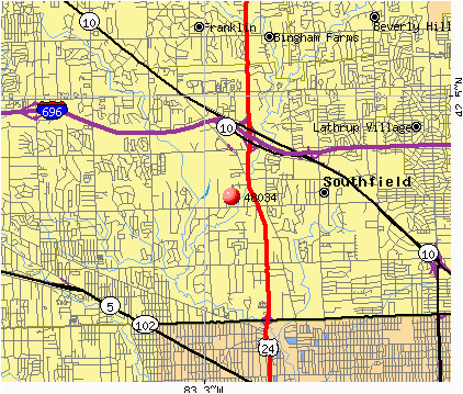 Southfield Michigan Zip Code Map Awesome Michigan Zip Code Map Pictures Printable Map New