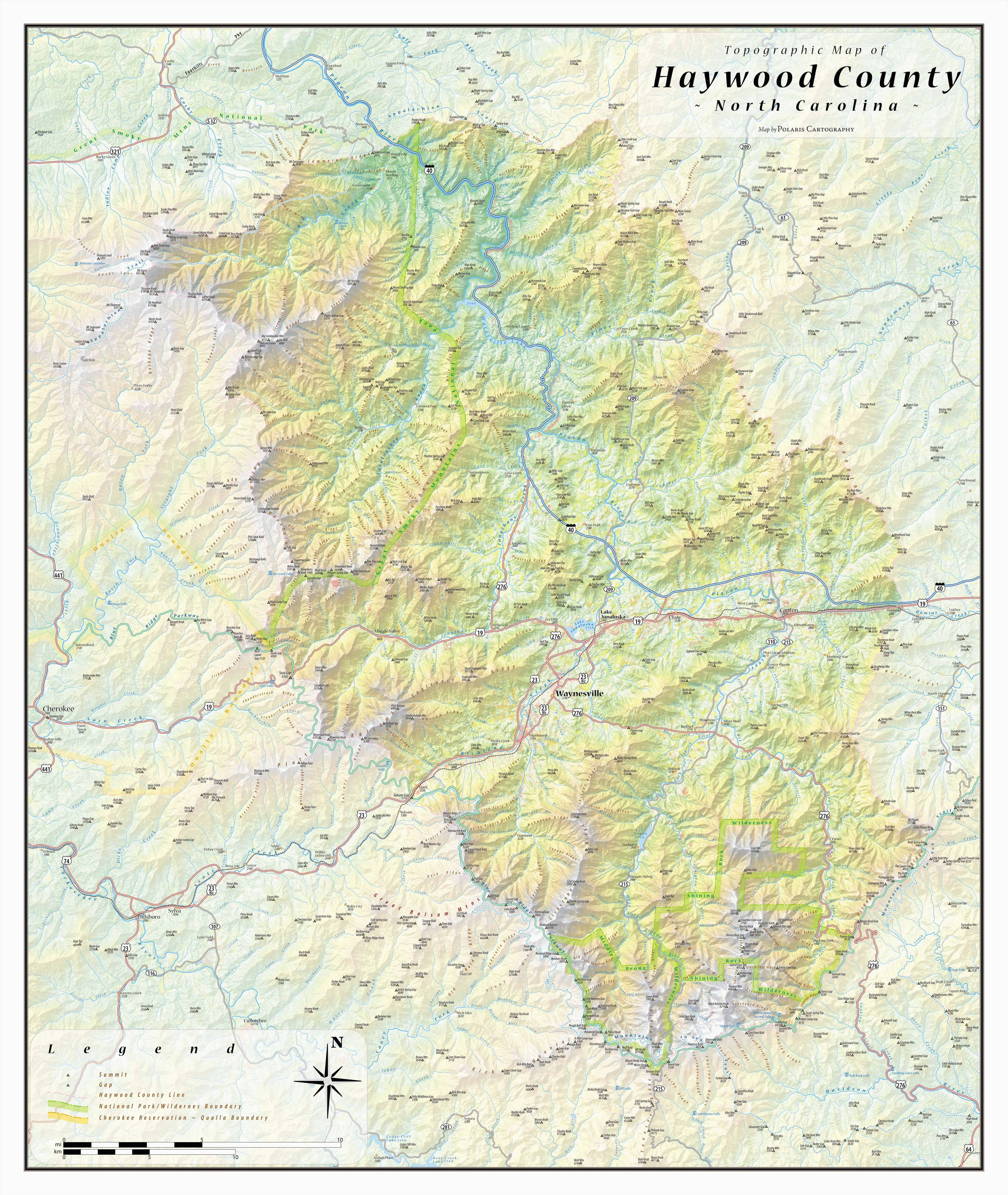 Topographic Maps north Carolina Haywood County topographical Map Haywood north Carolina Mappery