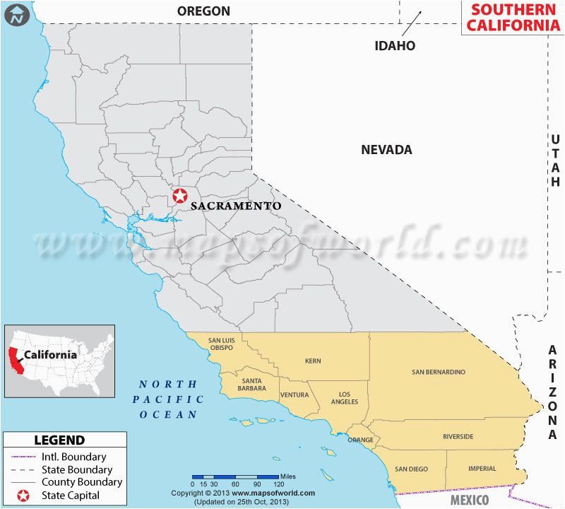 Where is San Diego California On A Map Map Of southern California Showing the Counties Maps Mostly Old