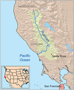 Where is sonoma California On the Map Map Of Russian River Places I Have Been