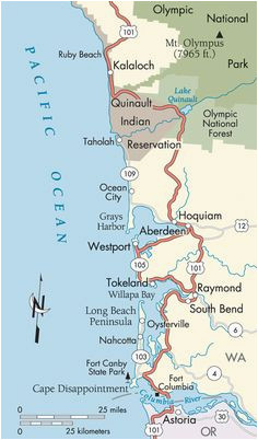 Yachats oregon Map Washington and oregon Coast Map Travel Places I D Love to Go