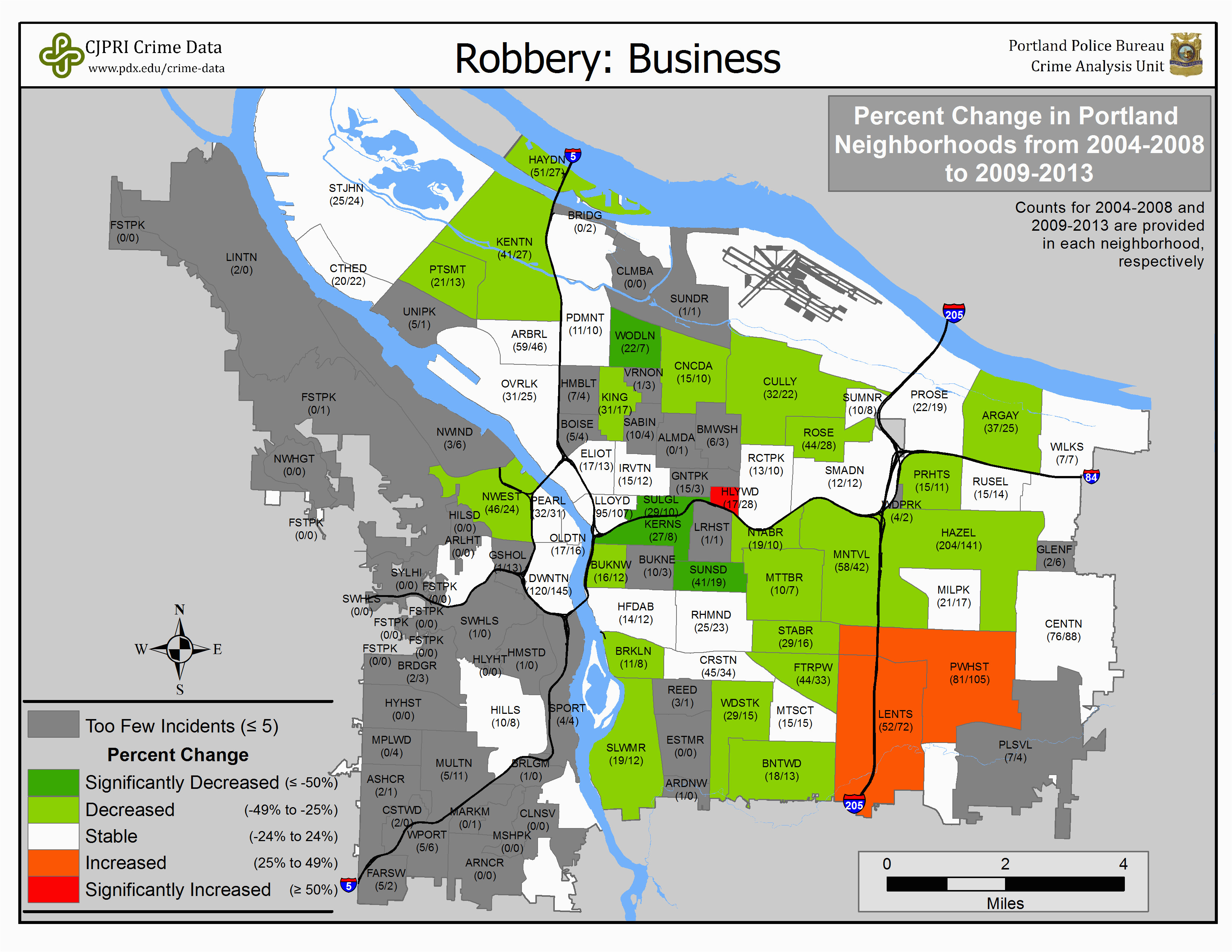 Crime Map Portland oregon Portland State Criminal Justice Policy Research Institute Portland