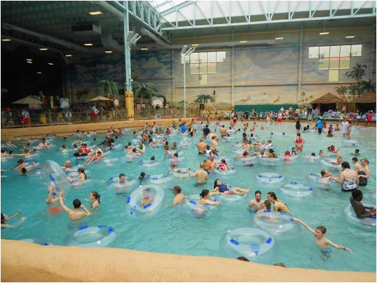 Indoor Water Parks In Ohio Map the Wave Pool Indoor Waterpark Picture Of Kalahari Waterparks