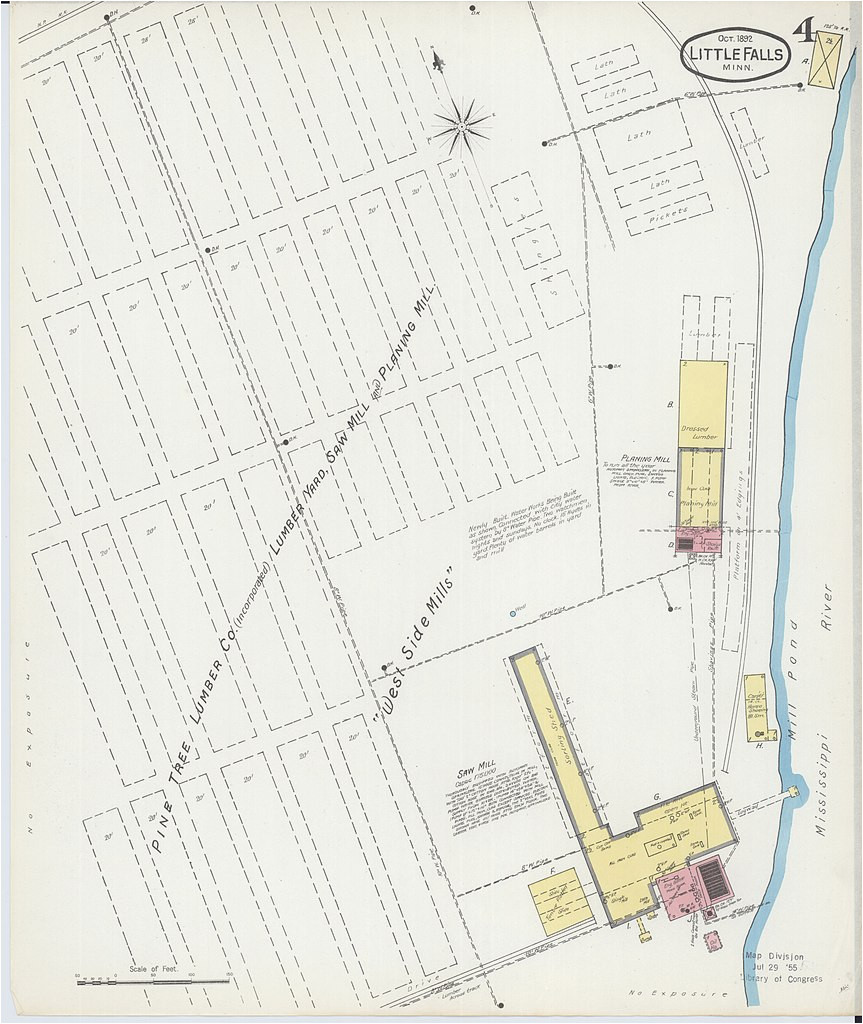 Little Falls Minnesota Map File Sanborn Fire Insurance Map From Little Falls Morrison County