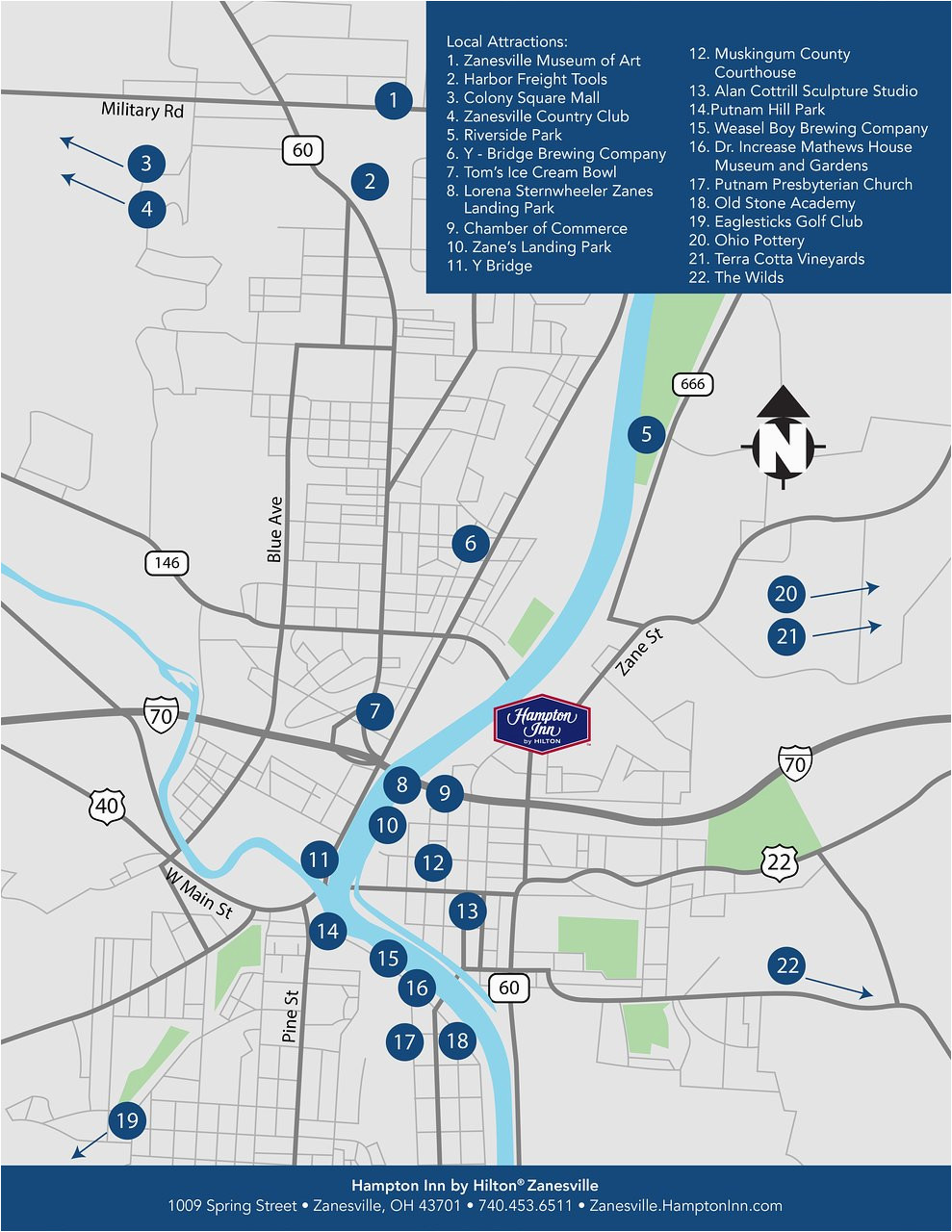 Malvern Ohio Map Hampton Inn Zanesville Bewertungen Fotos Preisvergleich Oh