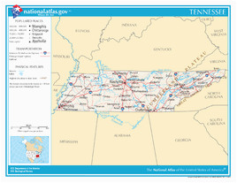 Map Of Middle Tennessee Tennessee Wikipedia