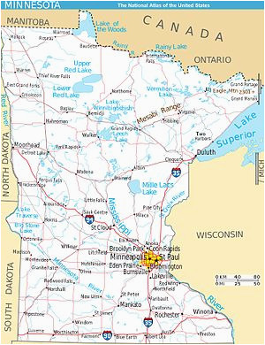 Map Of Minnesota by County Mesabi Range Wikipedia