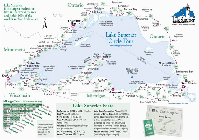 Map Of Minnesota Cities and Lakes Simple Map Of Lake Superior Lake Superior Magazine