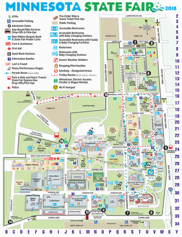 Map Of Minnesota Metro area Maps Minnesota State Fair