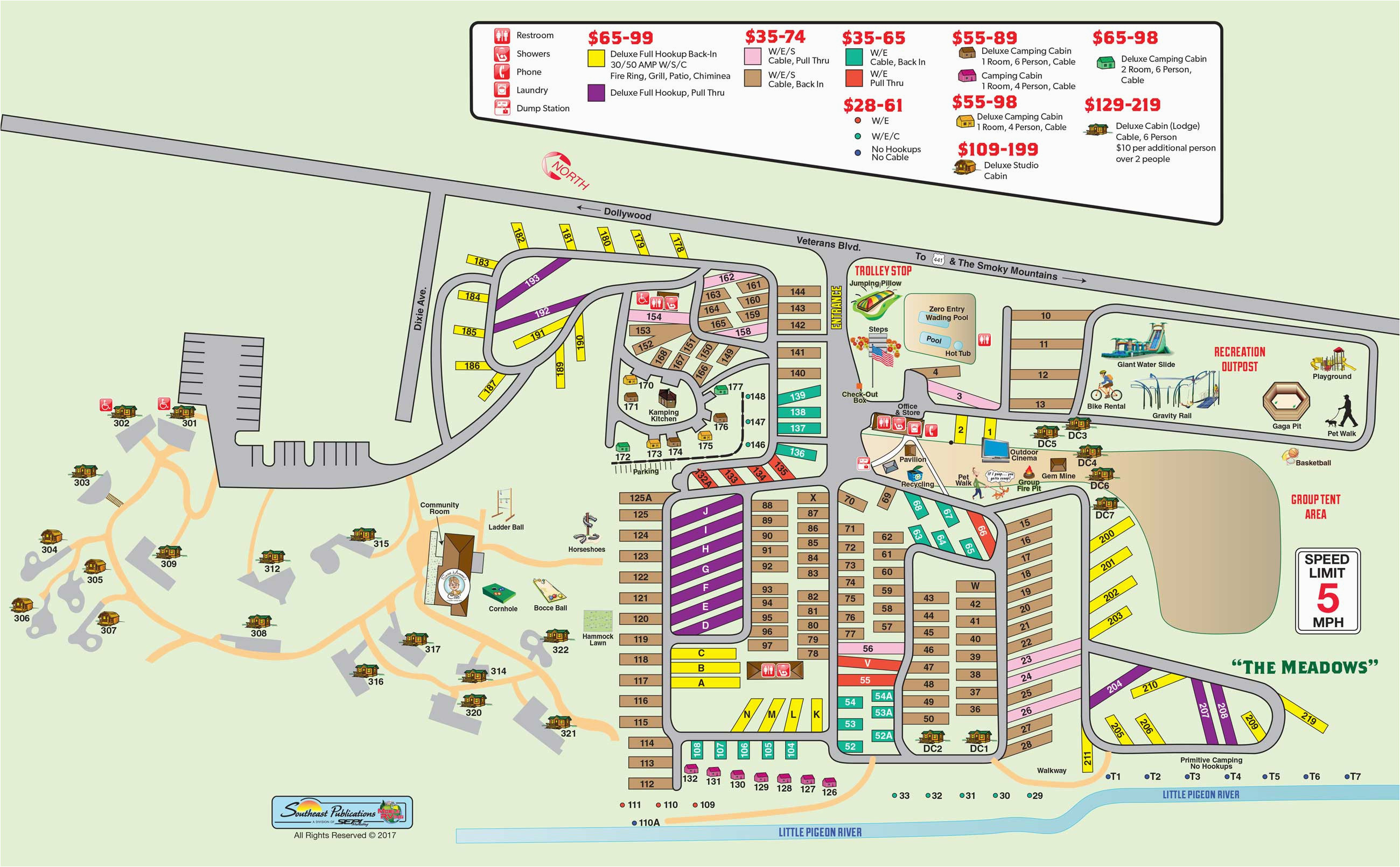 Map Of Pigeon forge Tennessee Map Of Koa Campgrounds In Us Beautiful Pigeon forge Tennessee